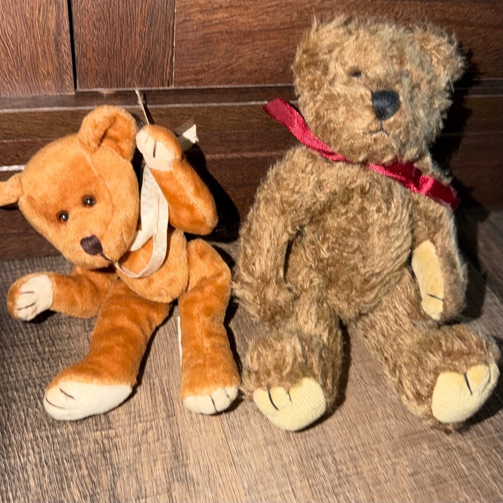 Vintage Boyds Bears Plush Lot Of 2 Bears The Archive Series & Baby Boyds Brown
